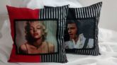 Almofada Elvis e Marilyn Monroe